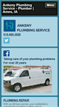 Mobile Screenshot of ankenyplumbingservice.com